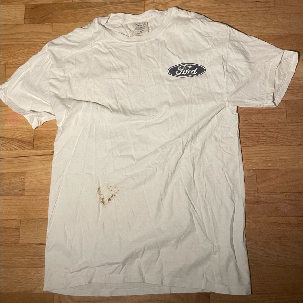 Ford White Short Sleeve Men's Tee